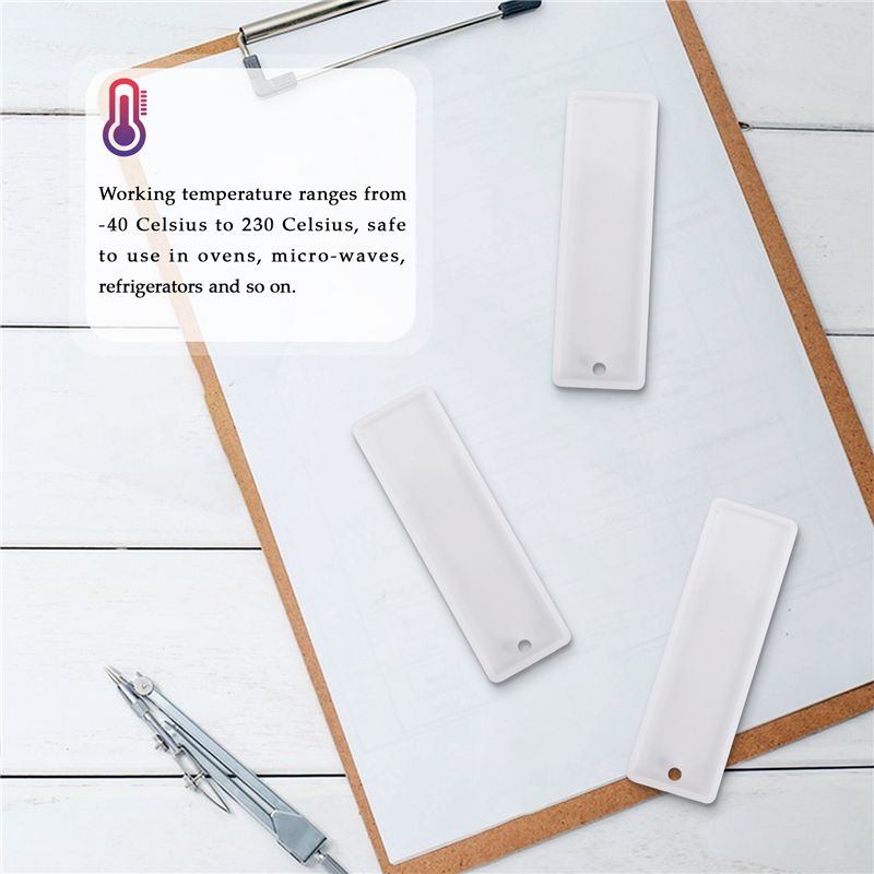 ABJN-6, 직사각형 실리콘 북마크 몰드 6개 세트, - Silicone Epoxy Resin Molds Set 리뷰 및 가격