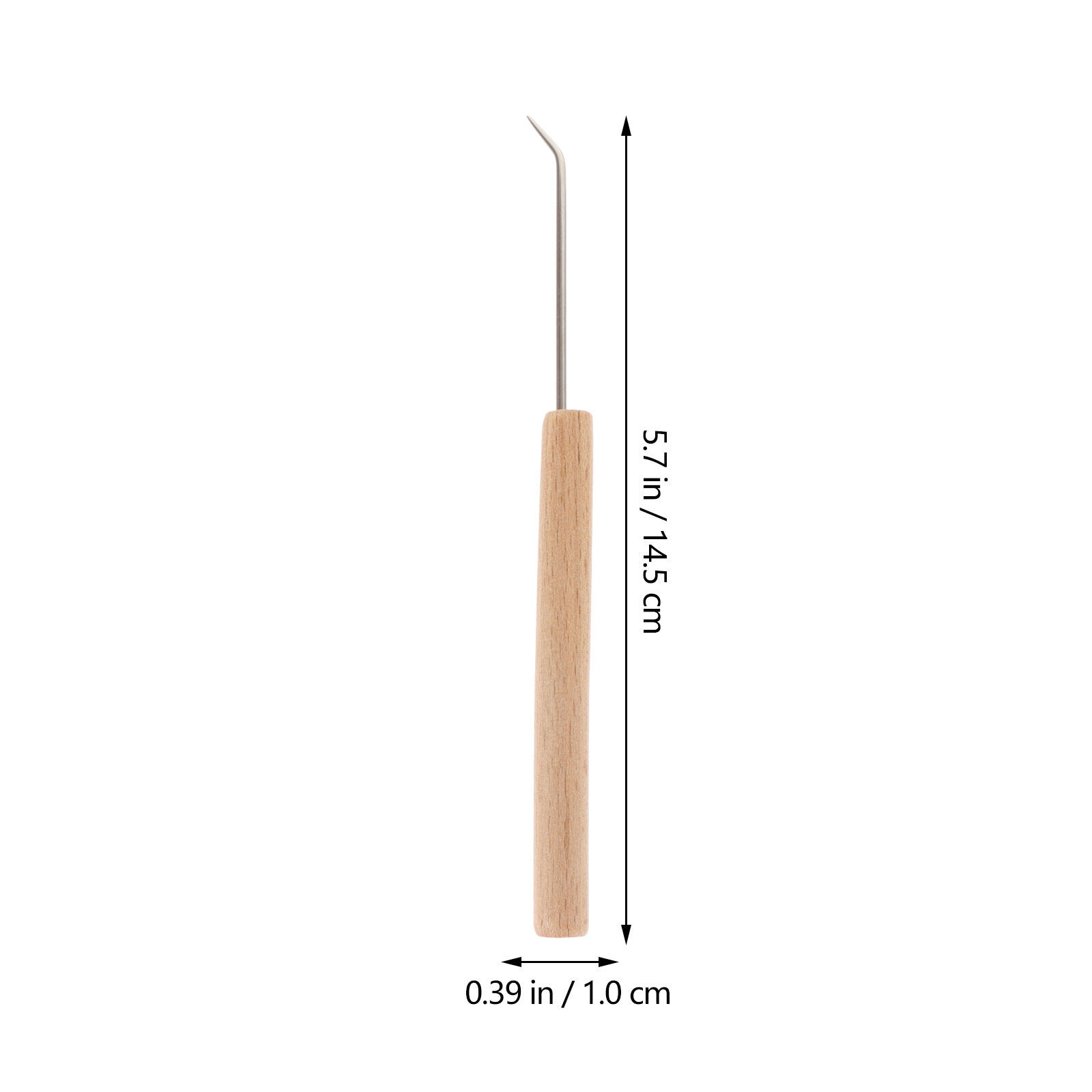 고급 나무 손잡이와 스테인리스 스틸 바늘로 구성된 2개 - Wooden Crochet Hooks Ergonomic Handle 리뷰 및 가격