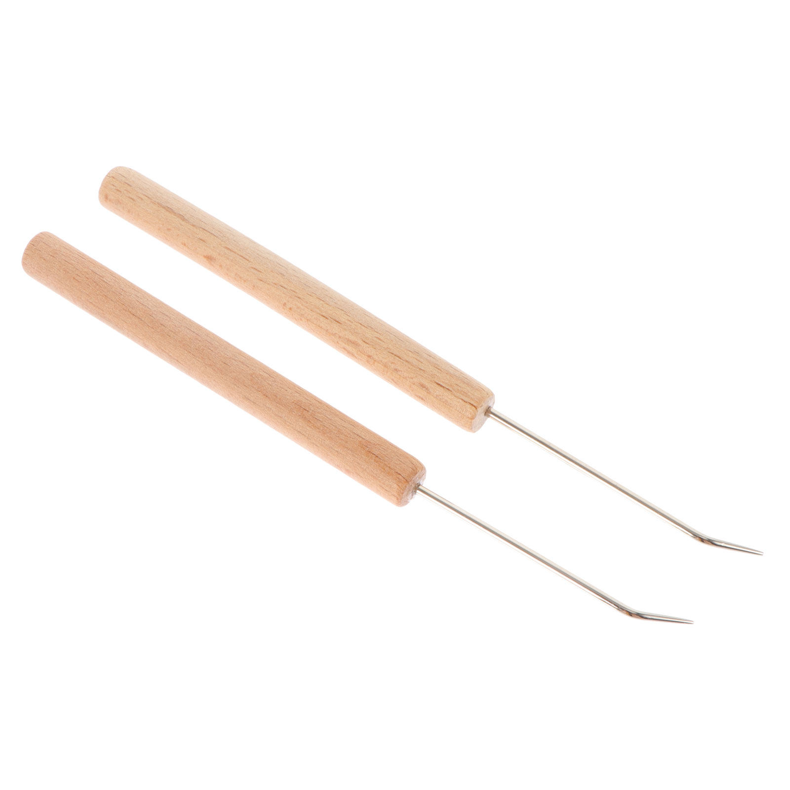 고급 나무 손잡이와 스테인리스 스틸 바늘로 구성된 2개 - Wooden Crochet Hooks Ergonomic Handle 리뷰 및 가격