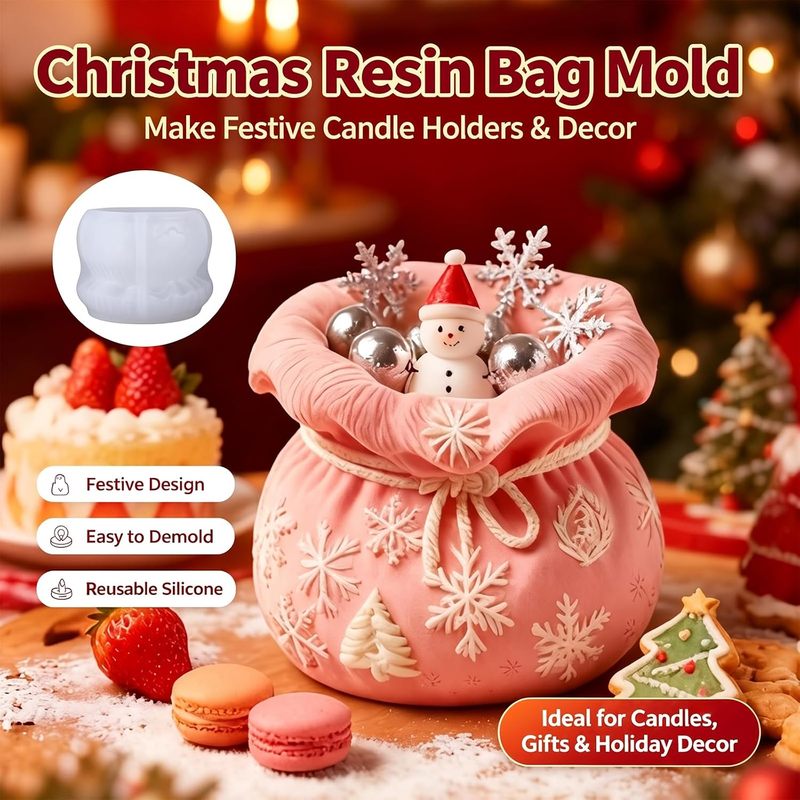 1. 크리스마스 테마의 에폭시 레진 몰드, 세트로 판매 - Silicone Epoxy Resin Molds Set 리뷰 및 가격