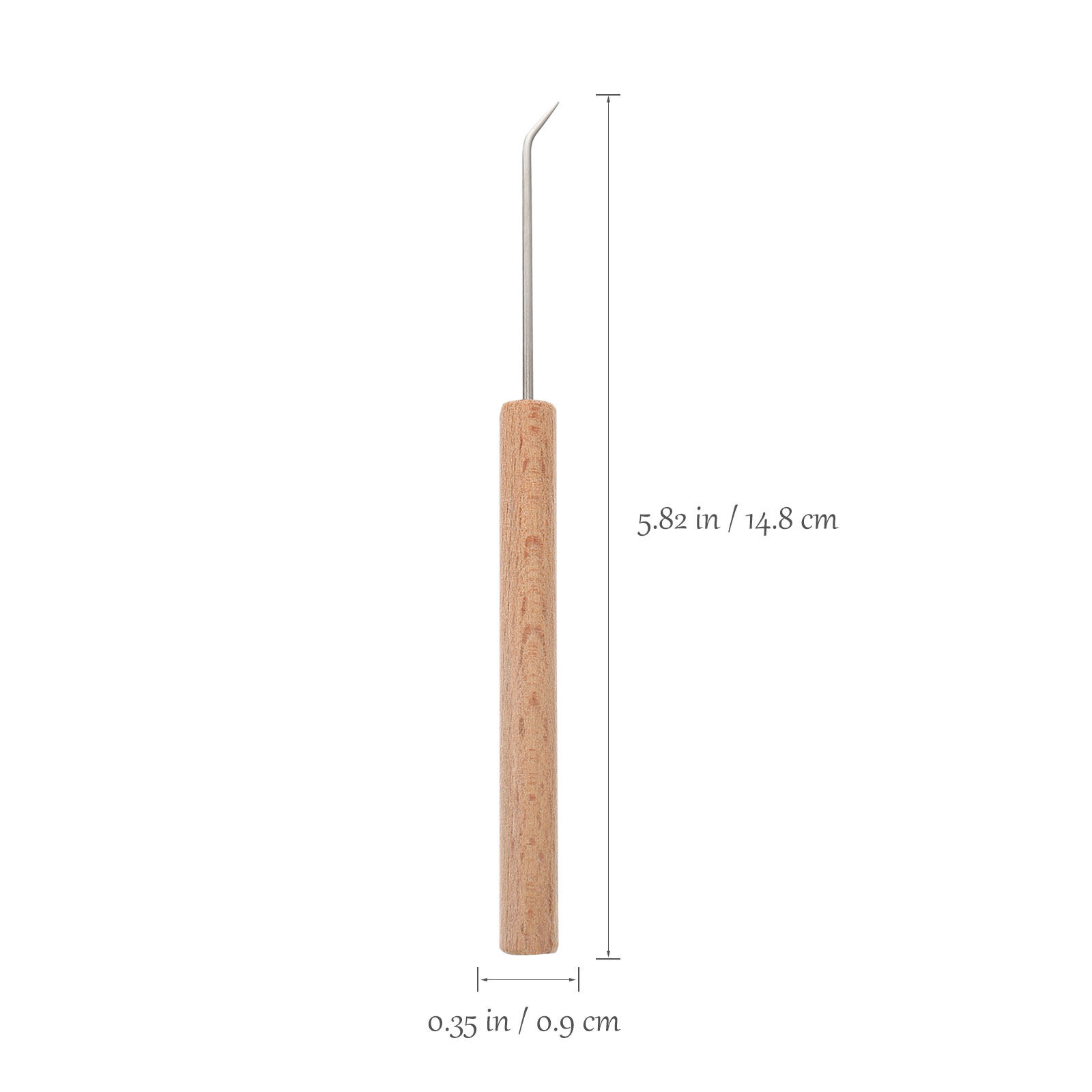 1개입 고급스러운 나무 손잡이 크로셰 바늘, 인체공학적 - Wooden Crochet Hooks Ergonomic Handle 리뷰 및 가격