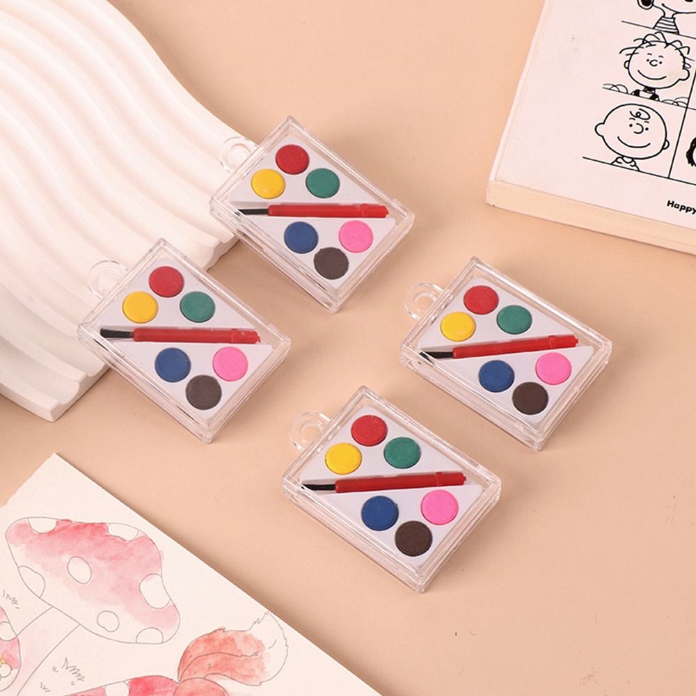 휴대용 페인팅 브러시 수채화 물감 세트 6색 세척 가능 - Watercolor Paint Set Solid Pigment 리뷰 및 가격