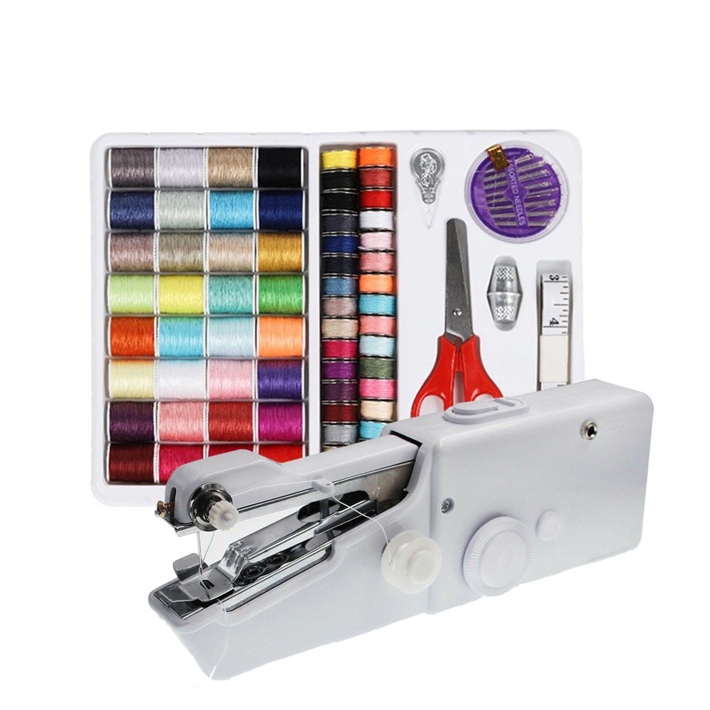 잠금 장치가 있는 DIY 재봉 도구, 다양한 용도로 사 - Mini Electric Sewing Machine Handheld 리뷰 및 가격